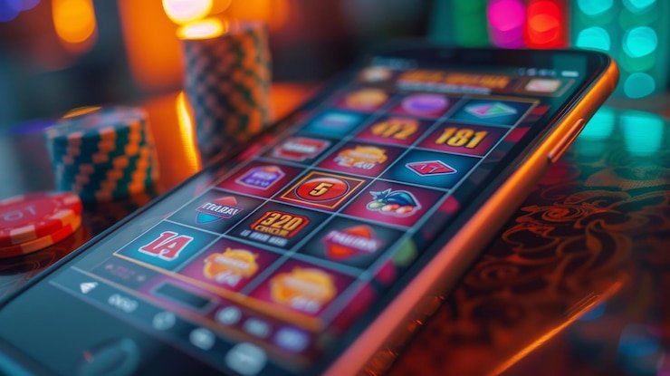 slot surya Account Settings dashboard on mobile phone showing profile, payment, and security sections